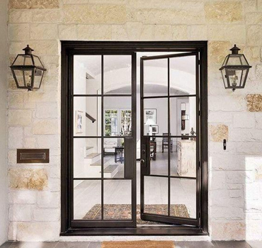 Galvanized French Door